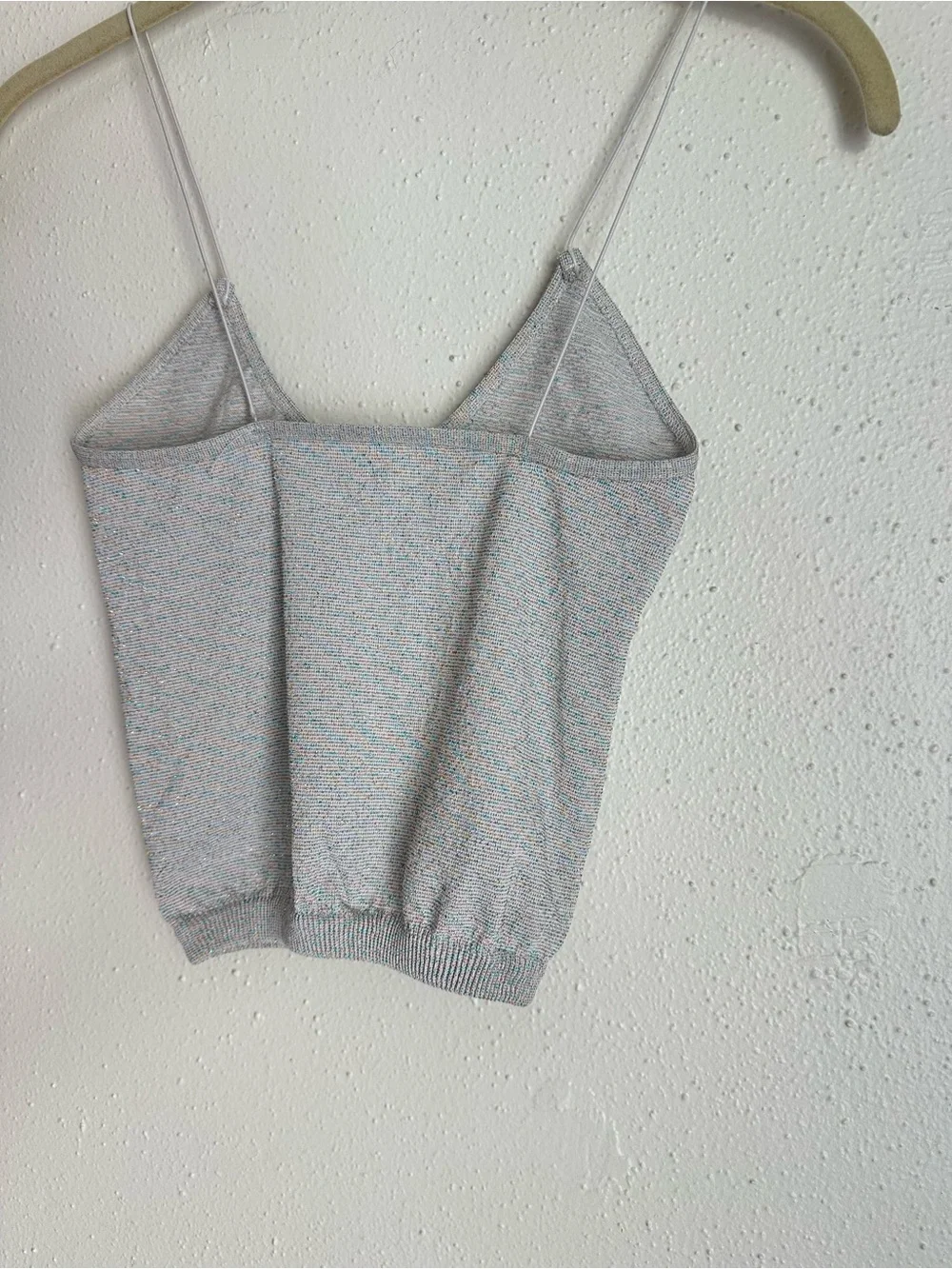 Free People Spaghetti Strap Lux Sparkle Camisole